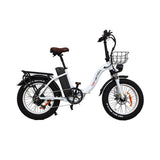 DRVETION CT20 20" Fat Tires Folding Electric Bike 750W Motor 48V 10Ah/15Ah/20Ah Battery（Disc Brake）