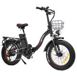 DRVETION CT20 20" Fat Tires Folding Electric Bike 750W Motor 48V 10Ah/15Ah/20Ah Battery（Disc Brake）