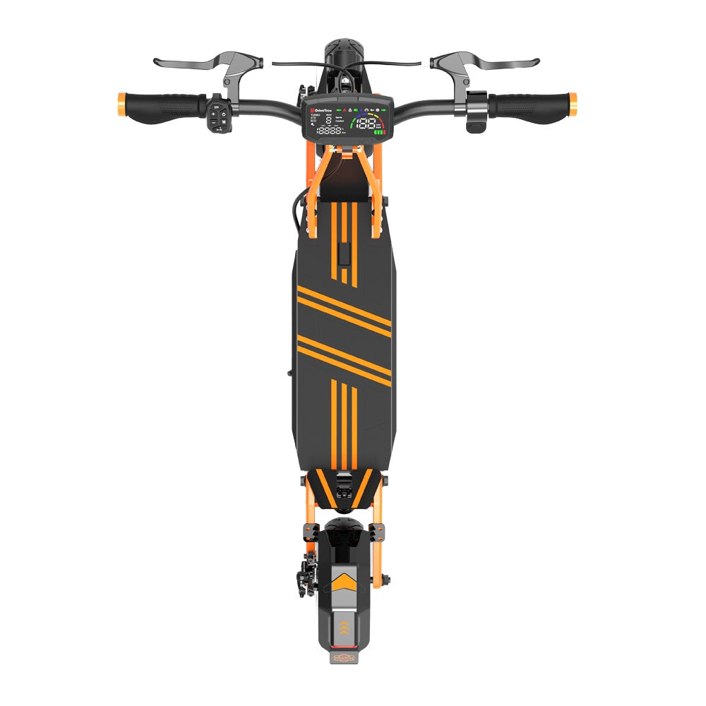 DRIVETRON DT10 10" Off-Road Electric Scooter 1200W*2 Dual Motor 52V 20.8Ah Battery(Turn Signal Version)