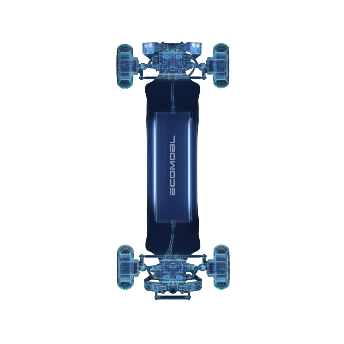 ECOMOBL M24 PRO 4WD All-Terrain Electric Skateboard 4*3800W 20Ah Battery