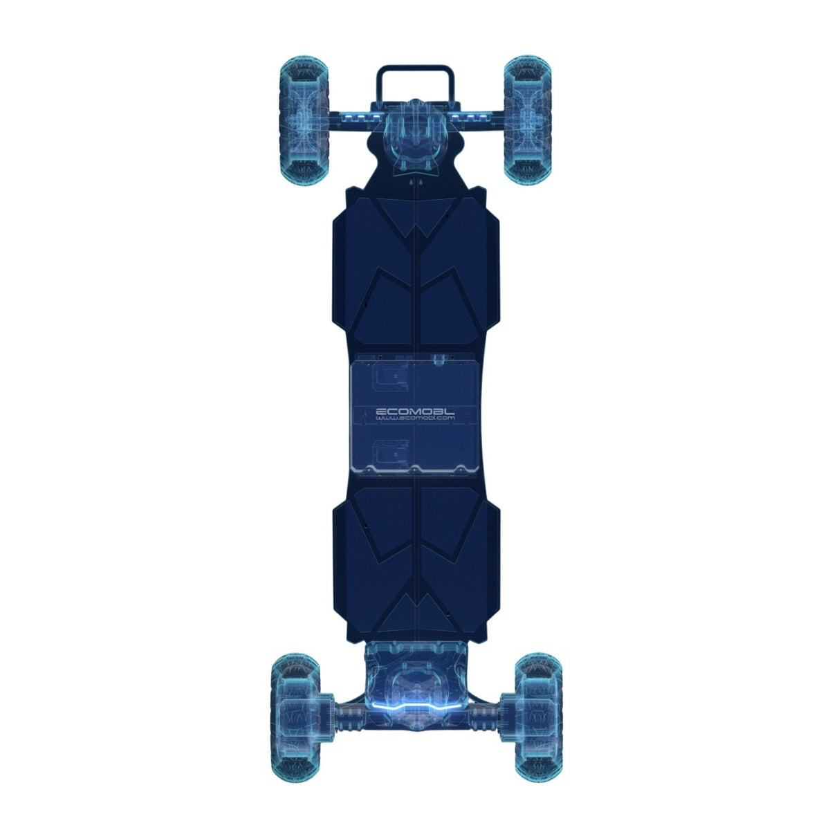 ECOMOBL Telum 2WD Electric Skateboard 2*3800W 16Ah Battery