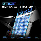 EKXBIKE X21 20" Off Road Electric Bike 2000W Motor 48V 35Ah Battery