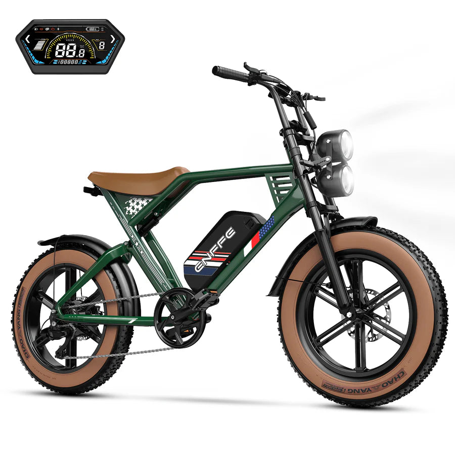 ENFFE EAES-2S Max 20" Off Road Electric Bike 1500W Motor Peak 48V 22.5Ah Battery