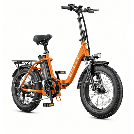 ENGWE L20 2.0 20" Step-Thru Folding Electric Bike 1125W Motor Peak 52V 13Ah Battery