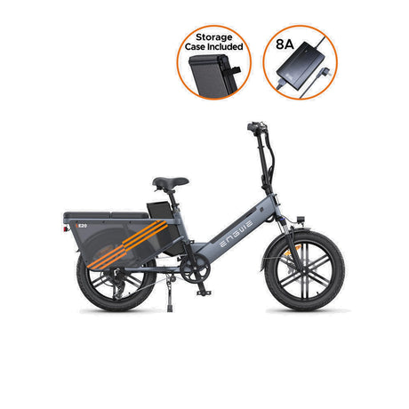 ENGWE LE20 20" Step-Thru Electric Cargo Bike 750W Motor 48V 19.2Ah Battery (Only US)