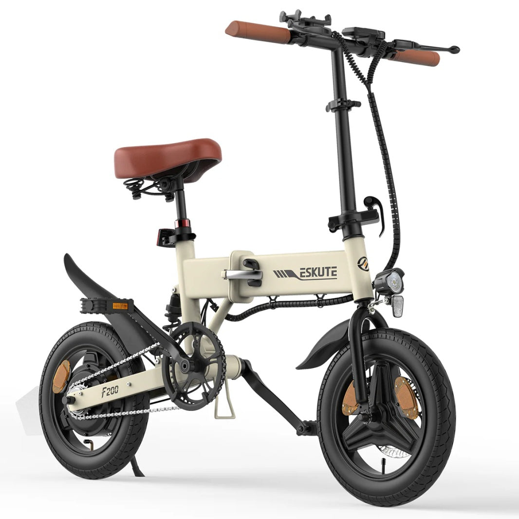 ESKUTE F200 14" Mini Folding Electric Bike 250W Motor 36V 7.8Ah Battery