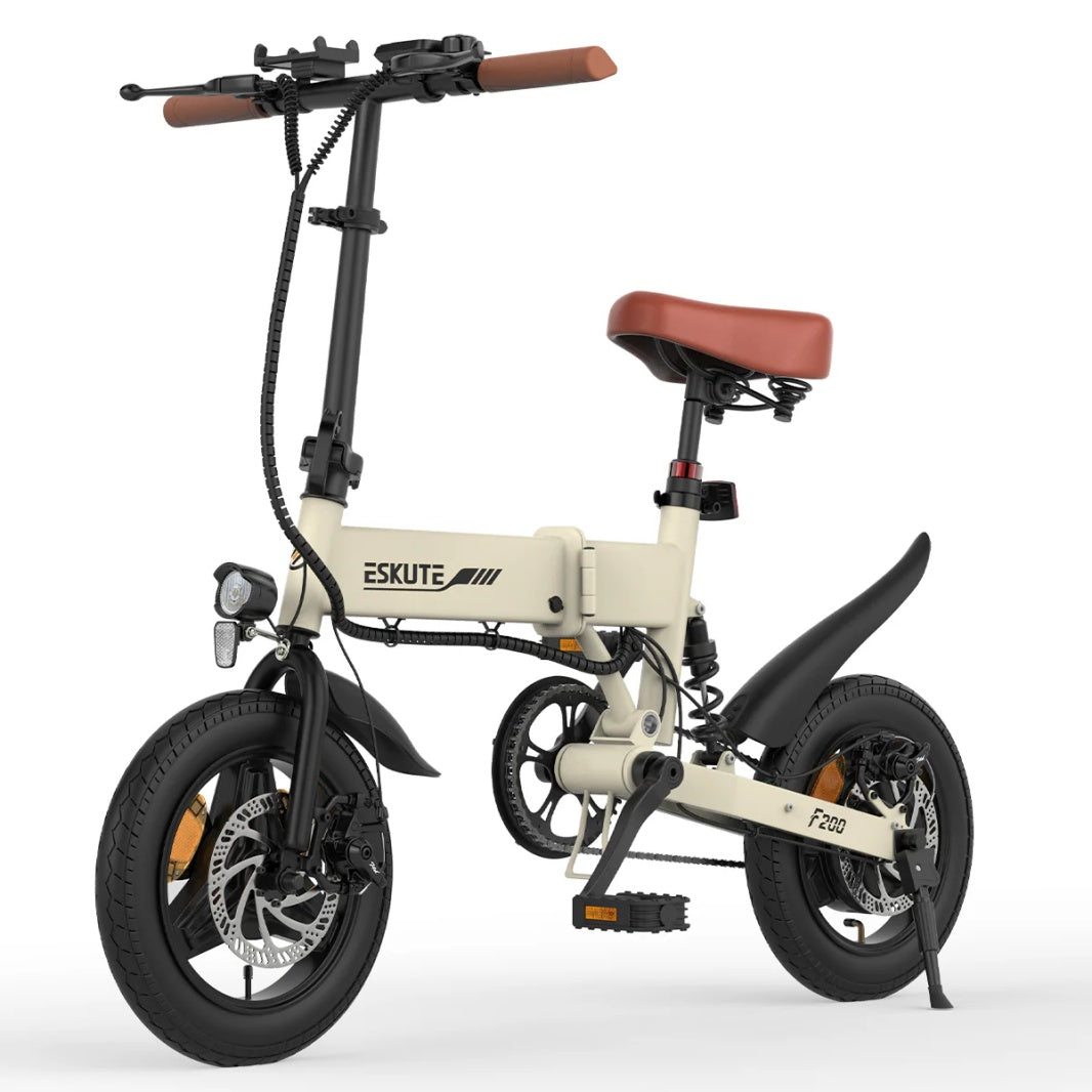 ESKUTE F200 14" Mini Folding Electric Bike 250W Motor 36V 7.8Ah Battery