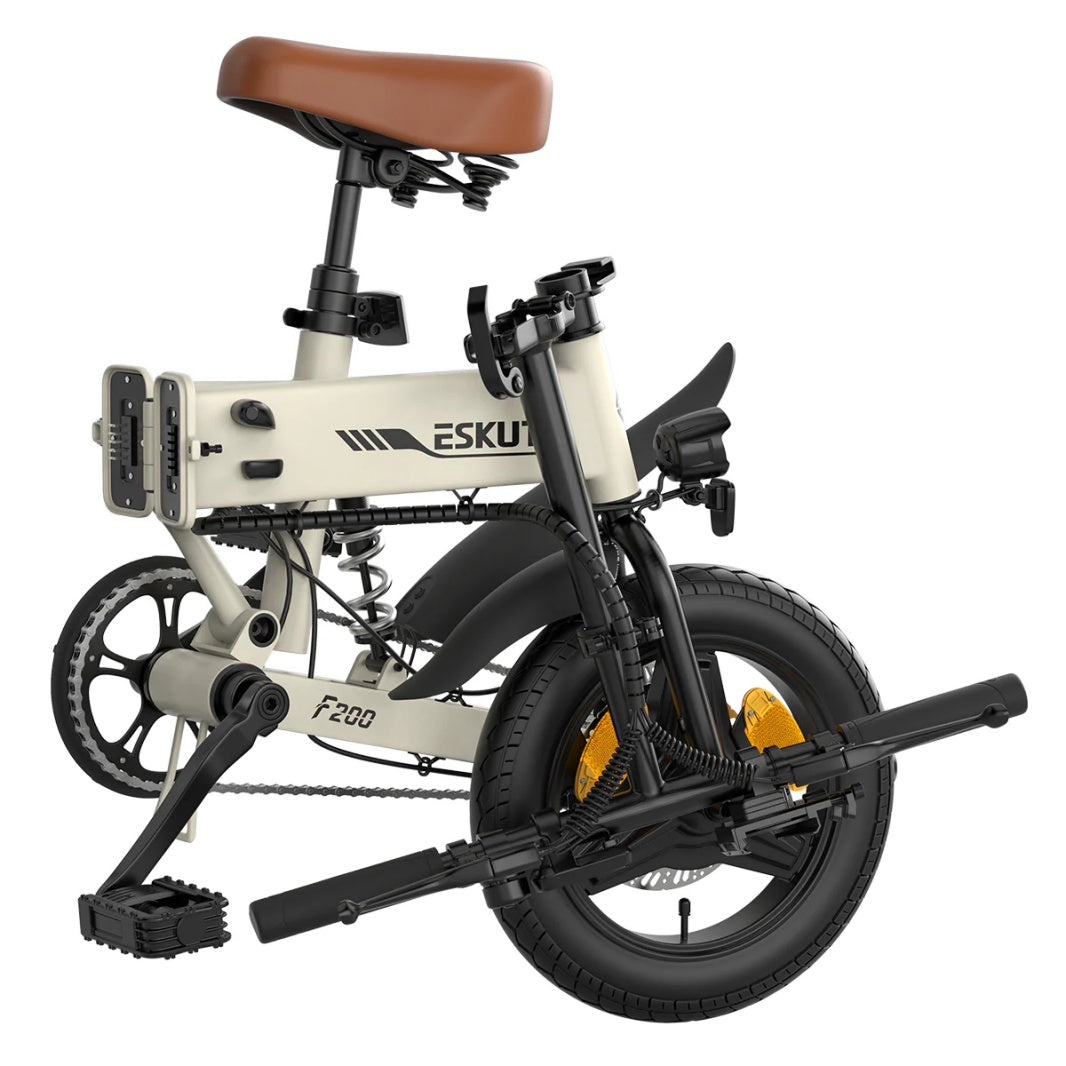 ESKUTE F200 14" Mini Folding Electric Bike 250W Motor 36V 7.8Ah Battery