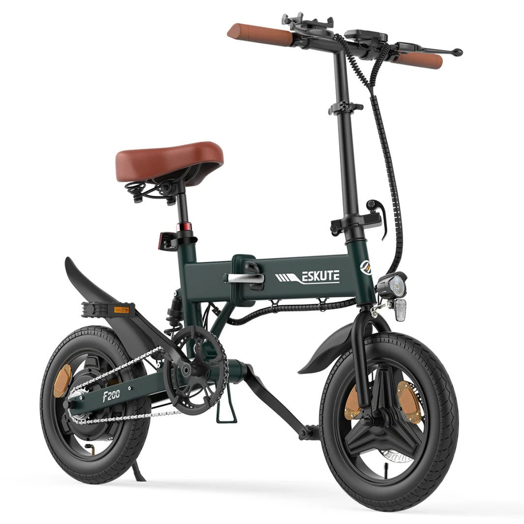 ESKUTE F200 14" Mini Folding Electric Bike 250W Motor 36V 7.8Ah Battery