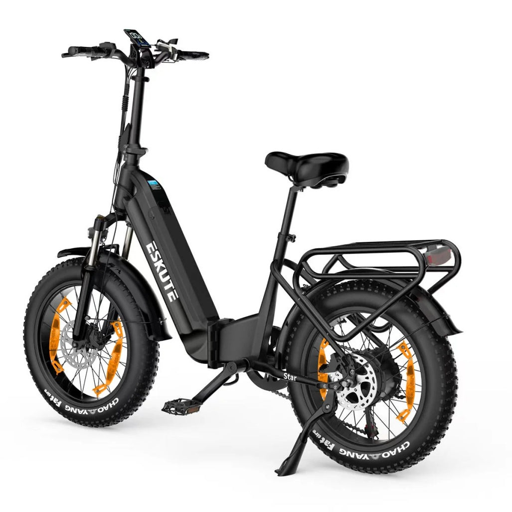 ESKUTE Star 20" Fat Tire Folding Electric Bike 250W Motor 36V 25Ah Battery