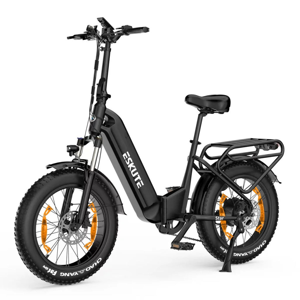 ESKUTE Star 20" Fat Tire Folding Electric Bike 250W Motor 36V 25Ah Battery