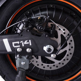 GELEIPU C14 14"Electric Scooter 500W Motor 48V 17.5Ah Seat and Cargo Carrier