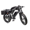 GLEERIDE MIX 66 20" Retro Moped Style Electric Bike 1200W Peak Motors 48V 16Ah Battery