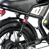 GLEERIDE MIX 66 20" Retro Moped Style Electric Bike 1200W Peak Motors 48V 16Ah Battery