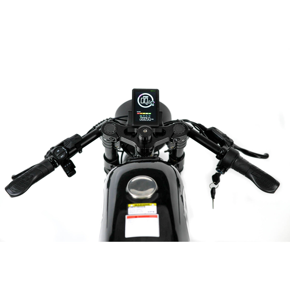 GLEERIDE MIX 66 20" Retro Moped Style Electric Bike 1200W Peak Motors 48V 16Ah Battery