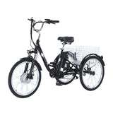 GOGOBEST GF100 24" Electric City Tricycle Cargo Ebike 350W Motor 36V 15Ah/20Ah Battery