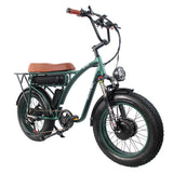 GOGOBEST GF750 20*4'' Bicicleta eléctrica todo terreno con neumático ancho 1000W*2 Motores duales Batería de 48V 17.5Ah
