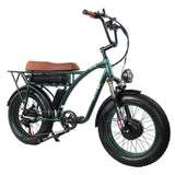 GOGOBEST GF750 20*4'' Bicicleta eléctrica todo terreno con neumático ancho 1000W*2 Motores duales Batería de 48V 17.5Ah