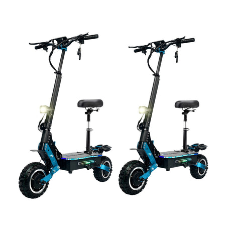 GLEERIDE H5 11" Off-Road Electric Scooter 3000W*2 Dual Motor 60V 30Ah LG Battery