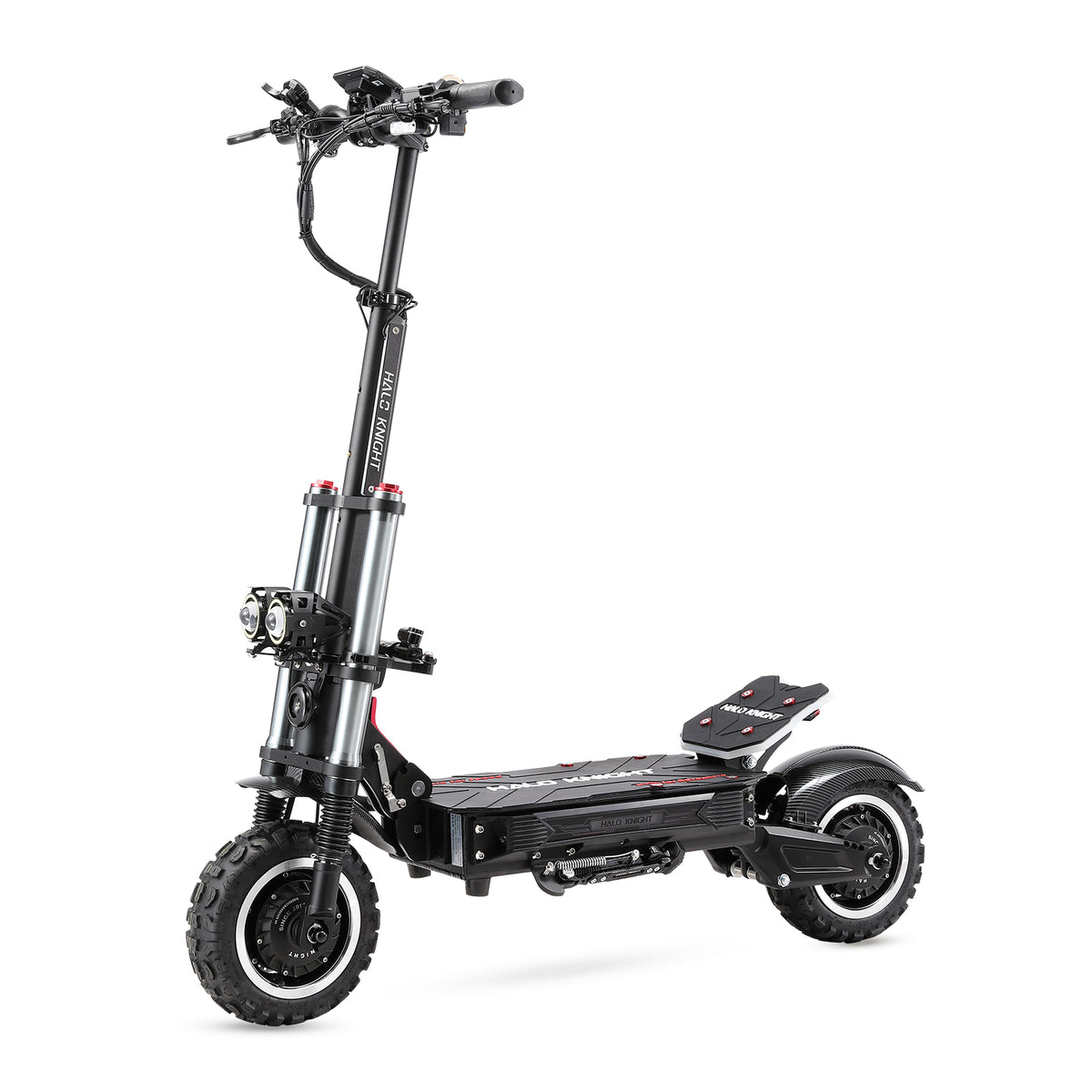 HALO KNIGHT T107 Pro (2025) 11" Foldable Electric Scooter 3000 W*2 Dual Motor 60V 38.4 Ah Battery