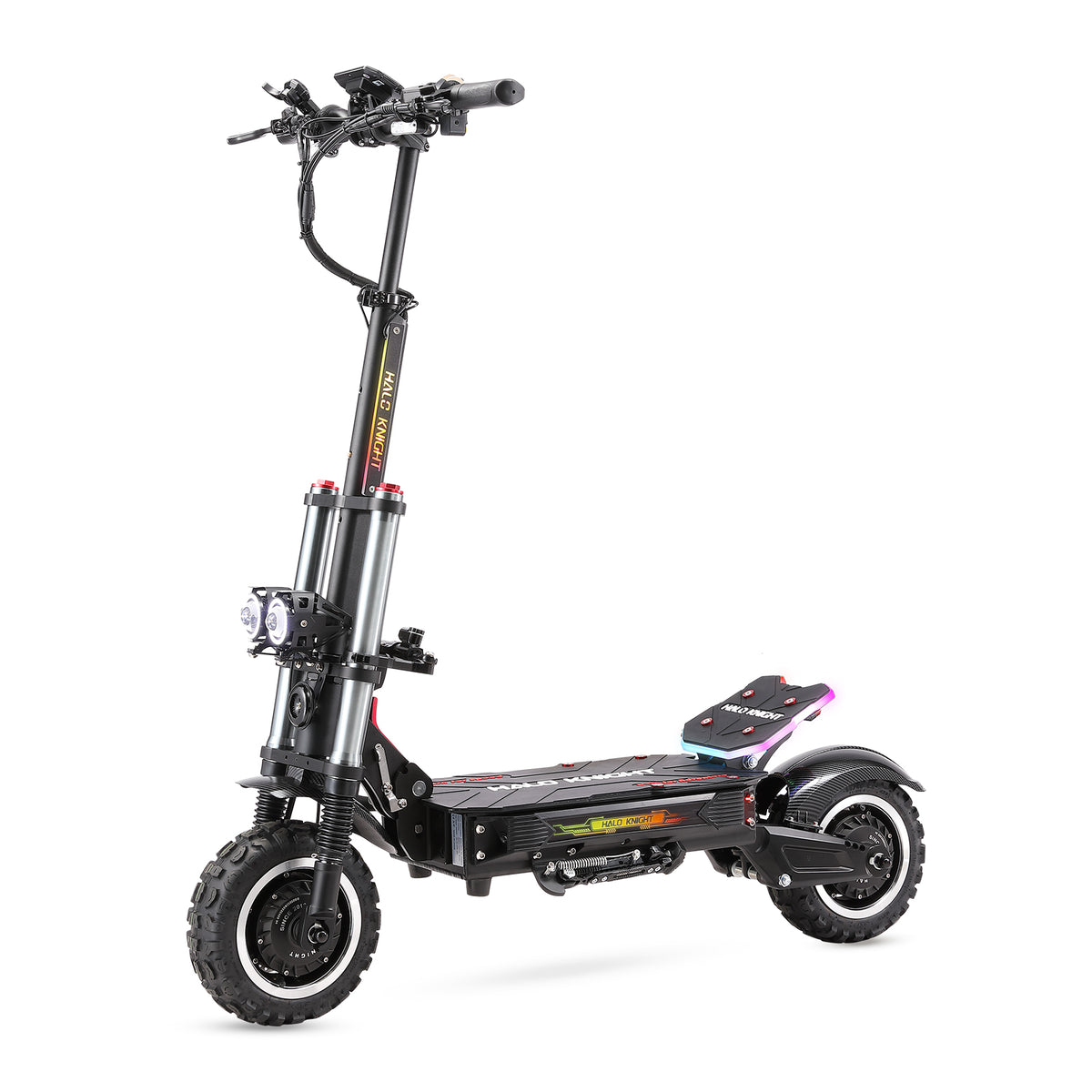 HALO KNIGHT T107 Pro (2025) 11" Foldable Electric Scooter 3000 W*2 Dual Motor 60V 38.4 Ah Battery