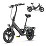 HILLMILES Mile 1 14" Step-through E-bike For Women 250W Motor 36V 10.4Ah Battery