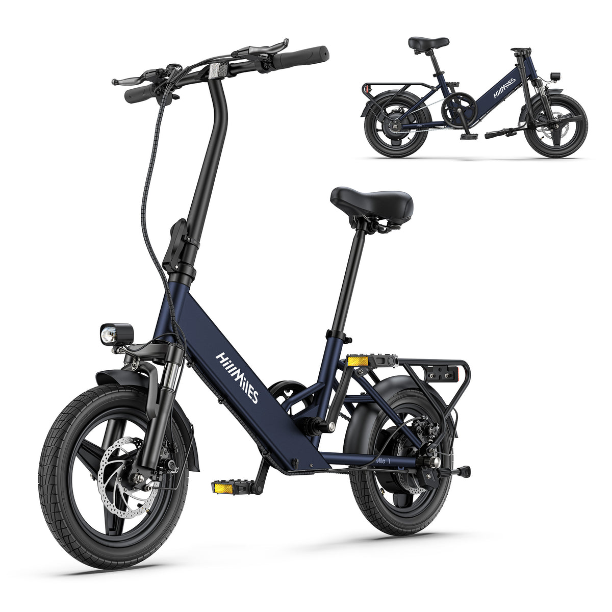 HILLMILES Mile 1 14" Step-through E-bike For Women 250W Motor 36V 10.4Ah Battery