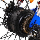HAPPYRUN G100 Fat Tire Electric Bikes 2000W Peak Motor 38Ah Dual Batteries