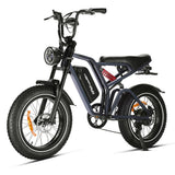 HAPPYRUN Tank G60Pro 20" Fat Tire Off Road Electric Bikes 2000W Peak Motors 48V 25Ah Battery