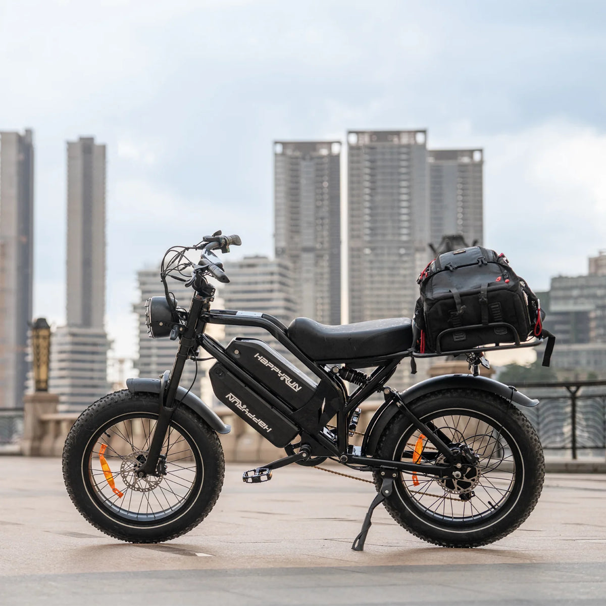 HAPPYRUN G70 20" Electric Cargo Bike 2000W Peak Motor 48V 26Ah Battery
