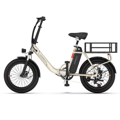 INVANTI TIDE2 20" Folding Electric Bike 500W Motor 48V 10.4Ah Battery
