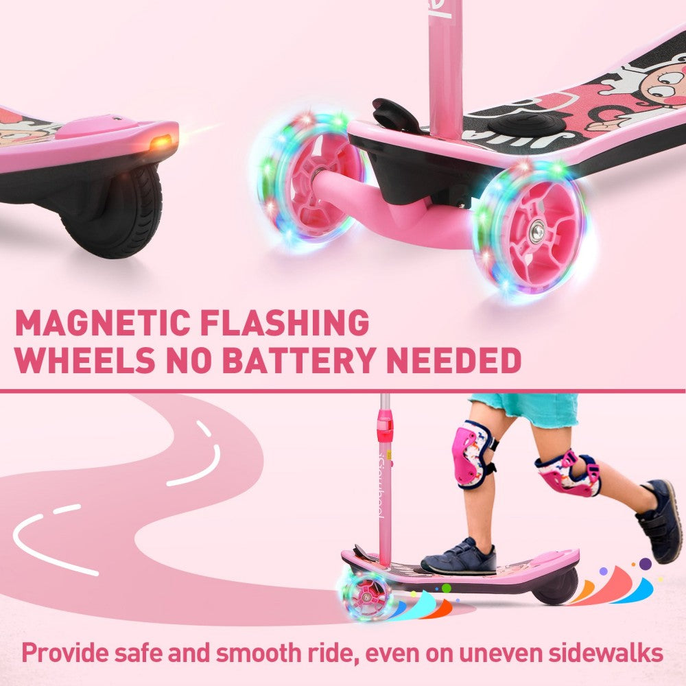 ISINWHEEL Mini Pro Kids 3 Wheel Electric Scooter 60W Motor 12.8-14.6V 5Ah Battery (2 IN 1 Designㄘ