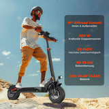 Motorino elettrico fuoristrada ISINWHEEL T4 da 10 pollici, motore 1000 W, batteria 42 V 12,5 Ah (ABE)