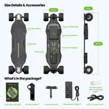ISINWHEEL V8 Electric Skateboard 600W*2 Motor 37V 5Ah Battery