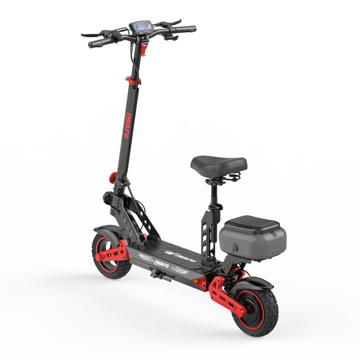 IWAFO IS2 10" Seated E-Scooter 800W Motor 48V 15Ah Battery