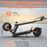 JOYOR S5-Z 10" Foldable Electric Scooter 600W Motor 48V 13Ah Battery (US)