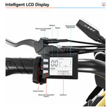 JANSNO X70 20" Fat Tires Electric Bikes 750W Motor 48V 14Ah+20Ah Dual Battery