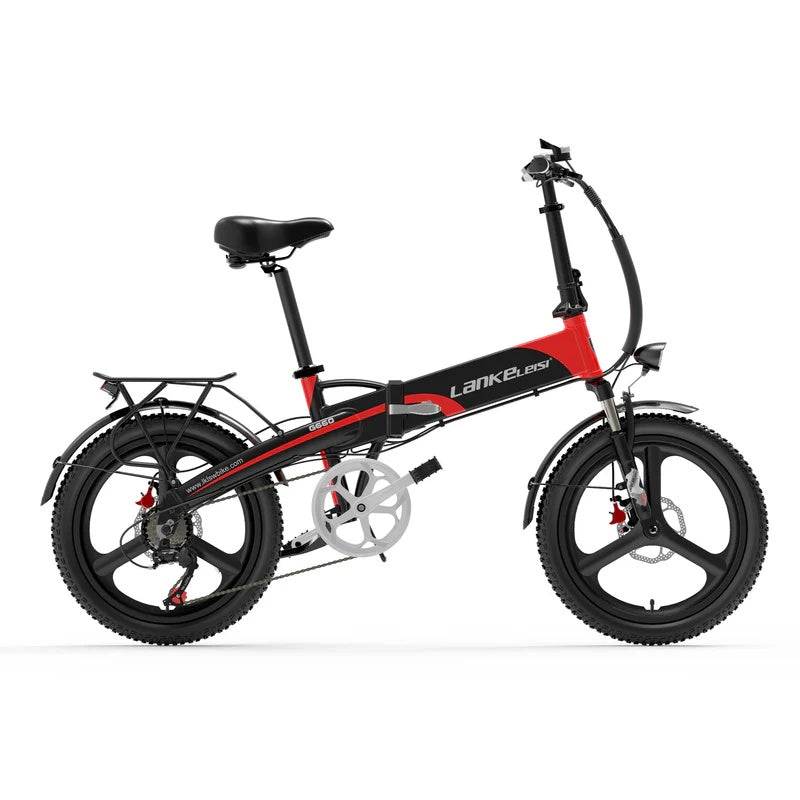 LANKELEISI G660 20" Electric Folding Bike 500W Motor 48V 20Ah Battery