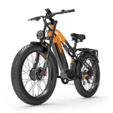 LANKELEISI MG800MAX 26" Fat Tires All Terrain Electric Bike 2*1000W Dual Motor 48V 20Ah Battery