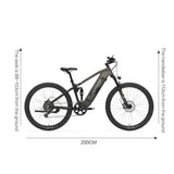LANKELEISI RX600 Pro 29" City Electric Bike 250W Motor 48V 20Ah Battery
