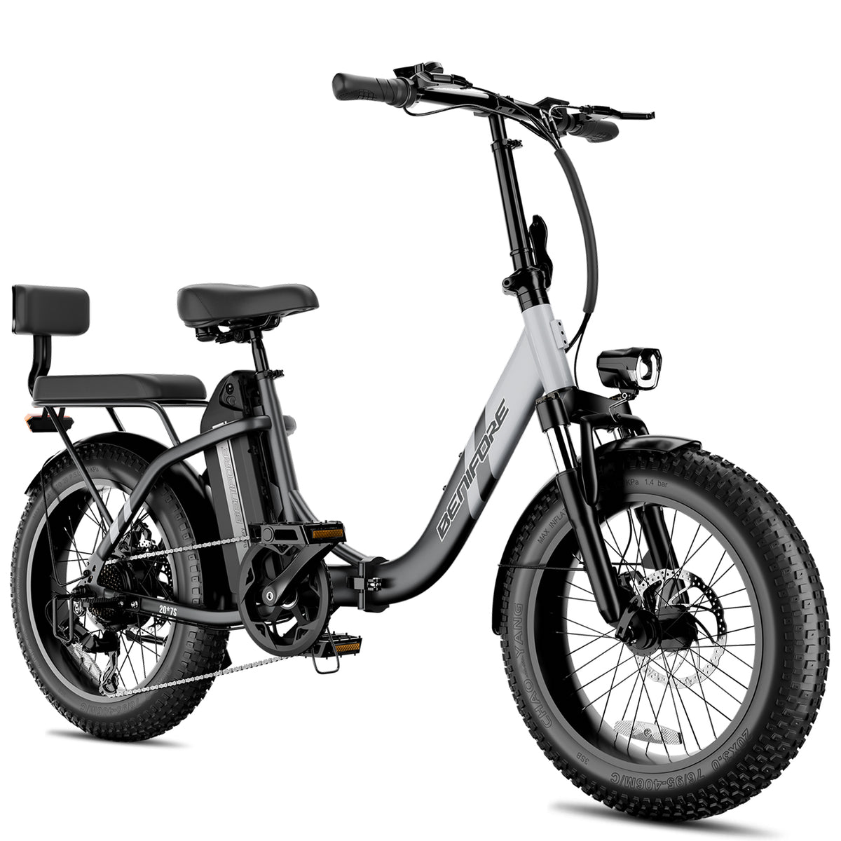 LUCKEEP C23 20" Folding Electric Bike 750W Motor 48V 13Ah Battery