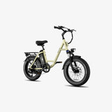 LUCKEEP C27 20" Step-Thru Cargo Electric Bike 750W(1200W Peak) Motor 48V 13Ah Battery