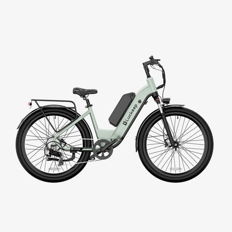 LUCKEEP X26 26" City Commuter Electric Bike 750W(1300W Peak) Motor 48V 20Ah Battery