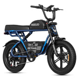 MEELOD M8 20" Retro Moped Style Electric Bike 750W Motor 48V 15.6Ah Battery