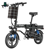 MEELOD Z9-2 14" Mini Folding Electric Bike 750W Peak Motor 48V 15.6Ah Battery