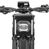 MEELOD XT600DL 26" Retro Moped Style Electric Bike 2400W Peak Dual Motors 52V 25Ah Battery