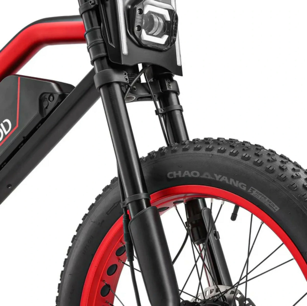 MEELOD XT600DL 26" Retro Moped Style Electric Bike 2400W Peak Dual Motors 52V 25Ah Battery