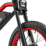 MEELOD XT600DL 26" Retro Moped Style Electric Bike 2400W Peak Dual Motors 52V 25Ah Battery