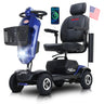 METRO MOBILITY MAX PLUS 9" 4 Wheel Electric Mobility Scooter  300W Motor 24V 20Ah Battery