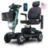 METRO MOBILITY MAX PLUS 9" 4 Wheel Electric Mobility Scooter  300W Motor 24V 20Ah Battery